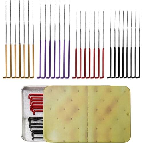 Imzay 28Pcs Wool Needle Felting Kit Felting Needles Kit Wool Felt Needle Felting Set Felting Tools for DIY Wool Felt Art Crafts