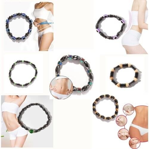 New Twisted Magnet Health Slimming Bracelets & Bangles Jewelry bio magnetic Bracelet charm bracelets For Women weight loss