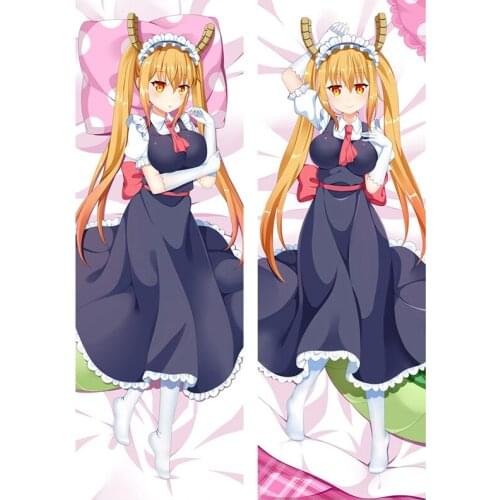 Newly Design Japanese Anime Tohru Miss KobayashiS Dragon Maid Pillow Case Cover Hugging Body Dakimakura Pillowcases Cushion