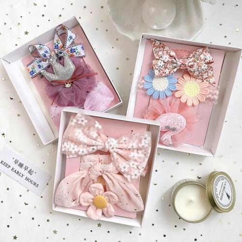 3 PCS/Set Children Cute Soft Rabbit Flower Crown Bow Hair Bands Baby Girls Lovely Hair Hoop Headbands Kids Hair Accessories