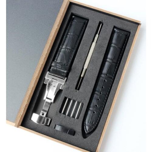 Genuine Leather Watch Bands Watch Tool Top Calf Grain Waterproof 14mm/16mm/18mm/20mm/22mm