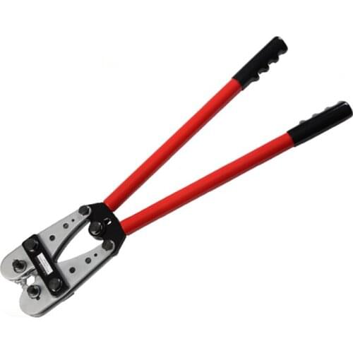 The introduction of the European advanced technology crimping hand tools LX-120B for non-insulated cable links crimper pliers