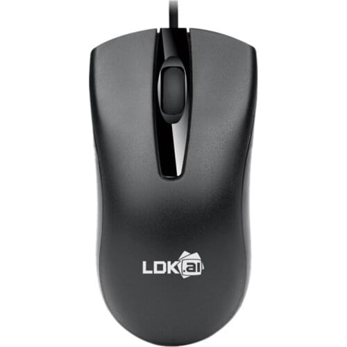 LDKAI Q3 Wired Mouse, USB Notebook Desktop Computer Game Home Office Optical Mouse Suitable for Office