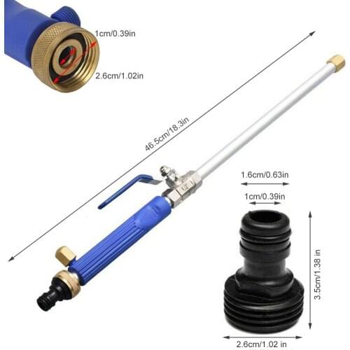 High Pressure Water Sprayer Washing Device Car Washer Spray Metal Water Device Car Washing Tools Garden JW