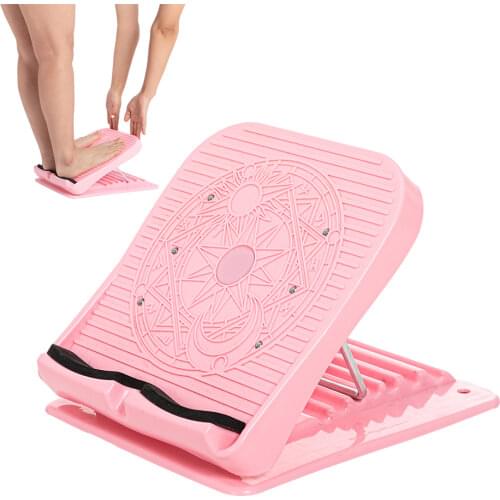 Adjustable Calf Pedal Stretcher Anti-Slip Foot Massage Instrument Incline Board Body Stretching Tool for Sports Yoga Fitness