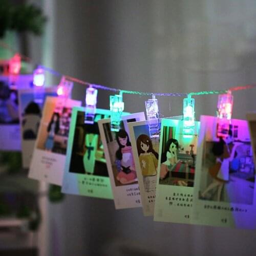 LED Star Clip Light Photo Wall Light String Light Room Decoration for Birthday Christmas New Year Decoration Lights Pink Decor