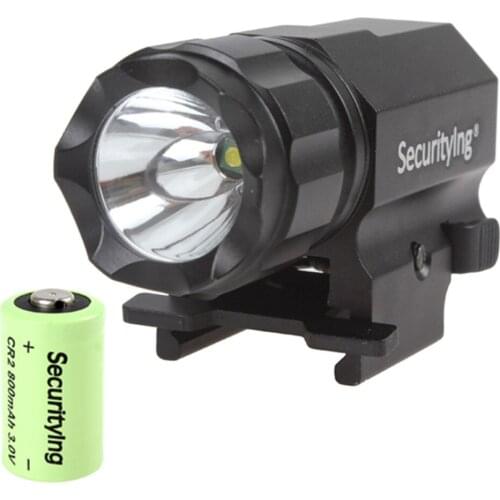 High QualityTacticle SecurityIng 600 Lumens R5 LED Tactical Gun Flashlight P05 with 3.0V 800mA CR2 Battery Outdoor/Household