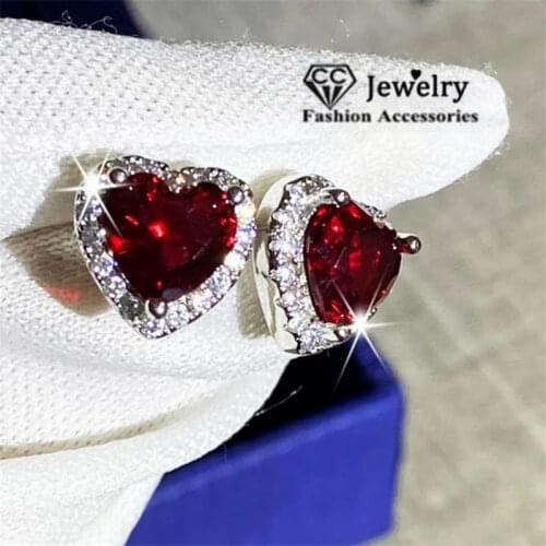 S925 Stud Earrings For Women Sterling Silver Cubic Zirconia Ornaments Luxury Bridal Wedding Fashion Jewelry Accessories CCE663