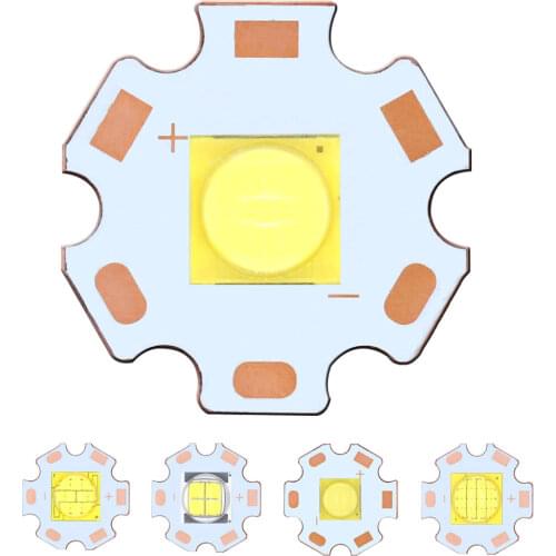 1PCS CREE High Power 72W 45W 36W 18W 5W XHP50 XHP70 XHP90 XHP110 LED Emitter Diode with 20mm PCB 3V 6V Cold white For lamp DIY