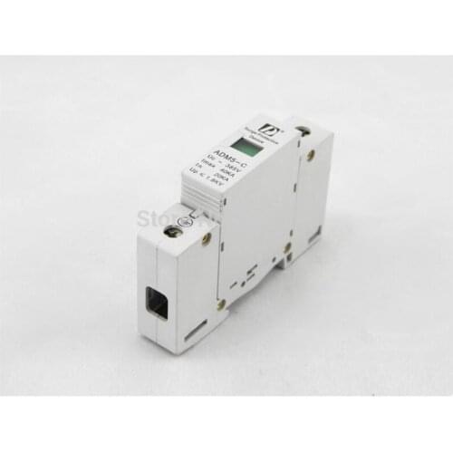 1P 40KA 110V 220V 380V AC Din Rail SPD anti-lightning voltage surge protector device