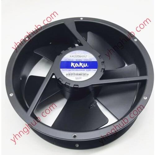 KAKU KA2206HA2 KA 2206HA2 DC 220V 0.18/0.25A 2-Pin Server Cooling Fan
