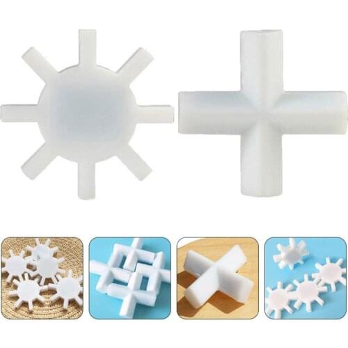 2pcs Magnetic Stirrer Mixer Stir Bars Stirring Bars White Stir Rod Spin Bars