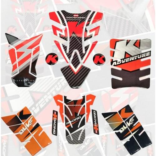 3D Reflective High Quality Sticker DIY Motorcycle Tank Pad Protector Stickers Decals Case For KTM Duke 125 200 390 690&990 1290
