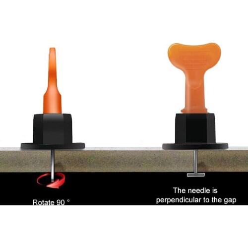 50pcs Level Wedges Tile Spacers Tile Leveling System Clip For Flooring Wall Tile Leveler Tool Tile Levels Tiling Spacers