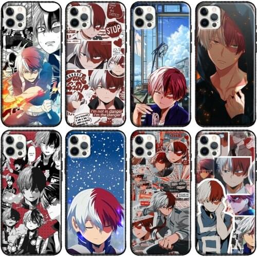 Shoto Todoroki My Hero Academi Phone Case For Apple iPhone 11 Pro Max 12 mini X XR XS Max 8 7 Plus SE 2020 Cover Shell