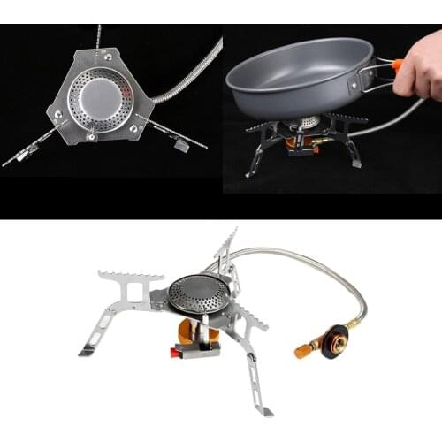 Mini Outdoor Gas Stove Picnic Camping Butane Jet Gas Burner Cooking Hiking