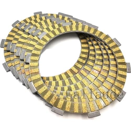 Carbon Fibre Clutch Friction Disc Plate Kit For Honda XR250 00-07 XR250L 91-96 XR250R 86-04 XR350R 83-84 TRX300EX Fourtrax 93-08