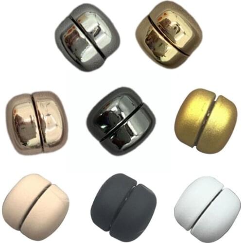 Magnetic Hijab Clip Luxury Accessory No Hole Pins Safe Brooch For Muslim Strong Brooches Scarf Plating Metal Hijab Magnet P4N5