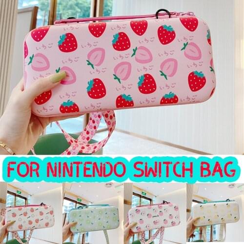 Cute Cartoon Storage Bag For Nintend Switch Kawaii Travel Carry Protective Case Game Console Box Shell with Lanyard Dropshipping