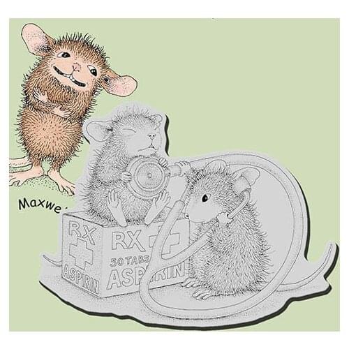 Mouse Transparent Clear Stamps for DIY Scrapbooking/Card Making/Kids Christmas Fun Decoration Supplies