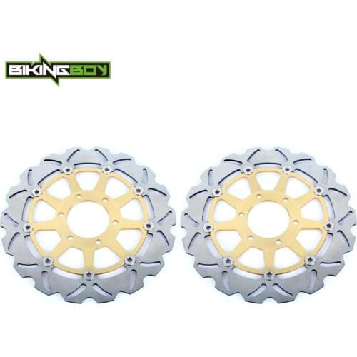 BIKINGBOY Front Brake Discs Rotors Disks Sprint 955 RS 00-04 ST 98-04 T955 Speed Triple 97-01 T595 Daytona 96-98 T955i 99-01