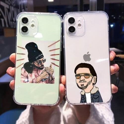 PNL QLF Rapper popular Hip hop Phone Case Transparent for iPhone Samsung A S 11 12 6 7 8 9 30 Pro X Max XR Plus lite