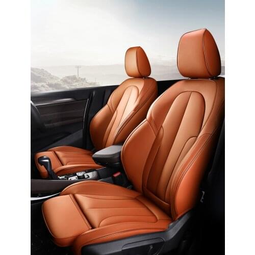 Custom car seat cover set for cars leather for auto BMW X1 car Accessories Seat Cover Cars Cushions Protectors auto products