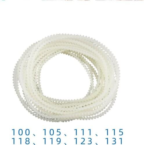 2Pcs Household Sewing Machine Motor Serrated Belts Nylon Beige High Quality Sewing Machine Belts