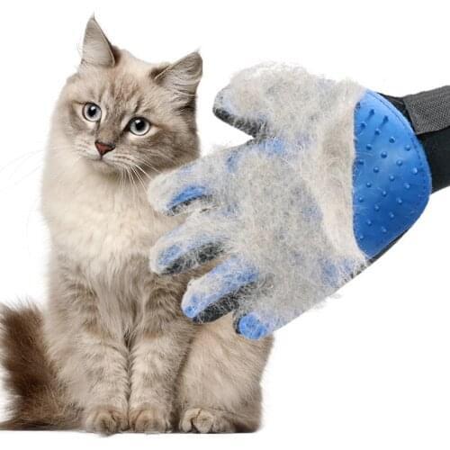 Mild silicone cat and dog pet brush gloves dog cleaning massage comb efficient dog beauty products bath supplies pet gloves