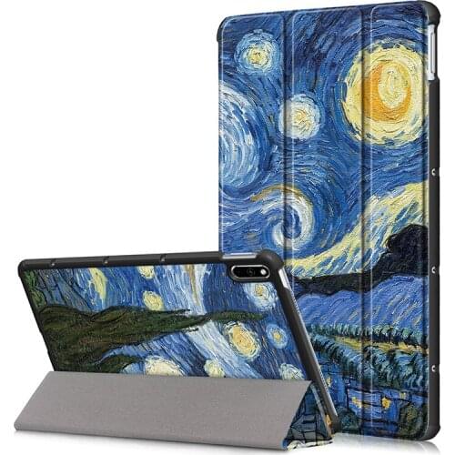 Mangetic PU Leather Smart Cover with Auto Sleep Wake UP for Huawei MatePad 10.4 Trifolding Flip Cover