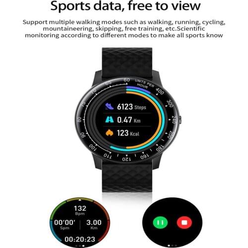 Smart sports bracelet custom UI screen long bright pedometer new high quality foreign trade gift heart rate and blood pressure