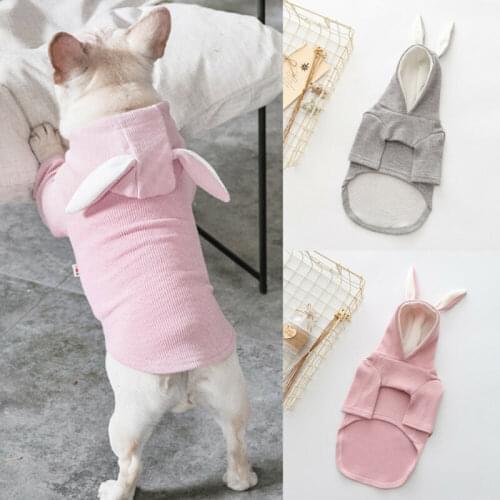 Winter Pet Dog Warm Hoddie Rabbit Sweater Cat Puppy Vest Jumpsuit Jacket Coat Pet Products