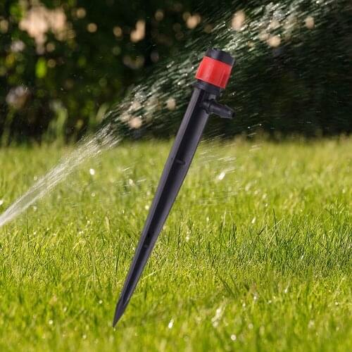 10pcs 360 Degrees Drippers Watering Sprinkler Nozzle for 4/7mm Hose Garden Tools Saving Watering Irrigation Tool Kits