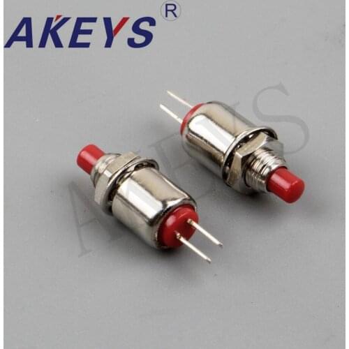 10PCS DS-402 red micro metal inching switch for game machine Power On/Off