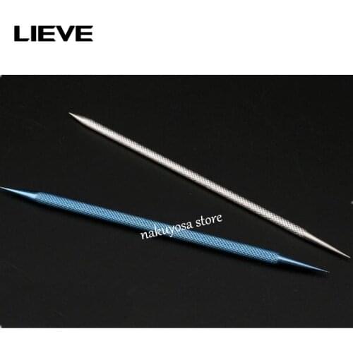 2pcs/set Ophthalmic Micros instruments Double head Tears dilator Stainless steel titanium alloy tool
