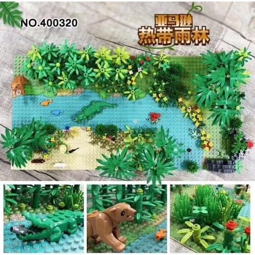 2pcs/lot 32×32 dots Selva building block baseplate compatible with known brand minifig toys for children my world figures