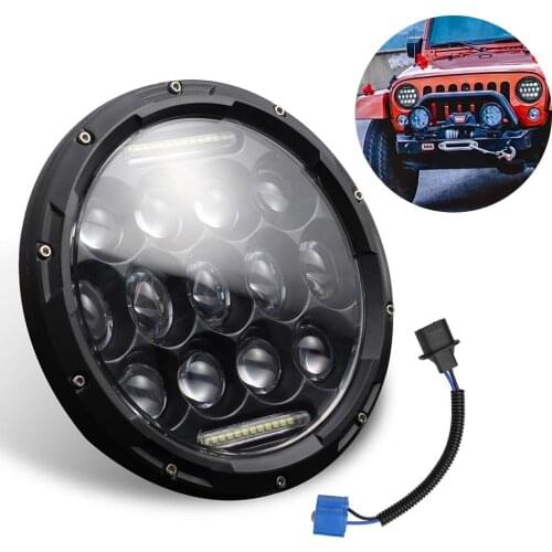 280W 7 inches 6000K Waterproof LED Headlight Bulb Lamp Angle Eye for Wrangler Car Lamp