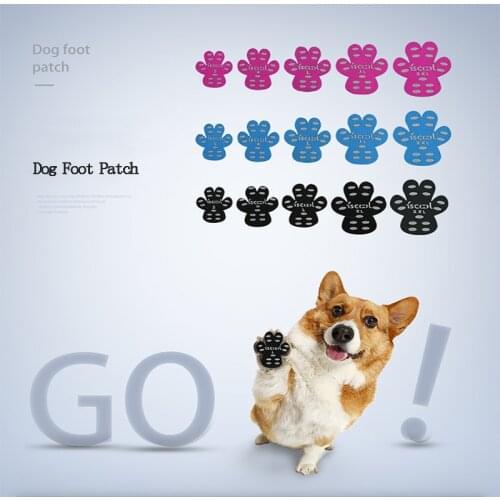 4pcs/set Pet Dog Products Non-slip Scratch-resistant Invisible Wear-resistant Foot Pad Outdoor Beach Land Dog Shoes Supplies