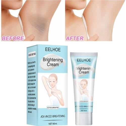 60ml Whitening Cream Underarm Lightening Moisturizing Remove Melanin Dark Spot Corrector For Body Underarm Armpit Elbows Knees
