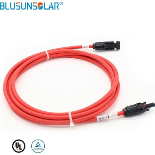 Adaptor Kit Solar Cable PV with Female and Male Connectors AWG 12 Connecting Solar Panel to Charge Controller