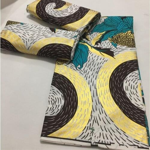 African Print Fabric Wax Fabric 6Yards\lot Veritable Guarantee Real Ankara Nigeria Wax