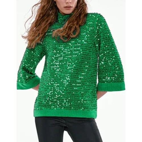 Зеленые блузки Ang fou China At AliExpress