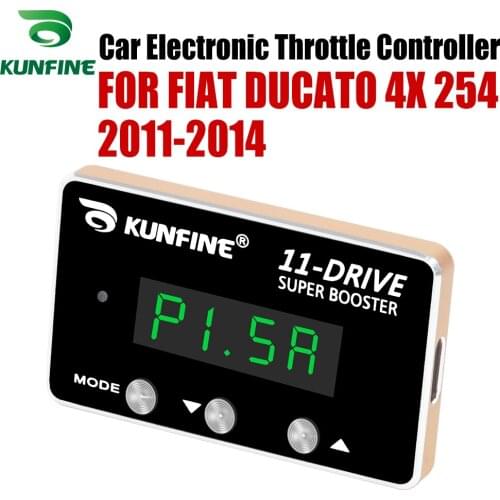 KUNFINE Car Electronic Throttle Controller Racing Accelerator Potent Booster For FIAT DUCATO 4X 254 2011-2014 Tuning Parts