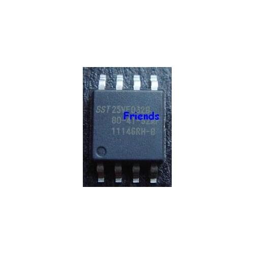 Free shipping 10pcs SST25VF032B-80-4I-S2AF SST25VF032B FLASH SER 32M 80MHZ SPI-8 SST25VF032B 8pin