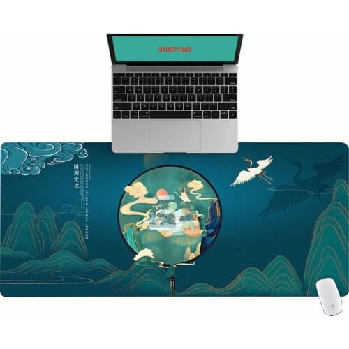 Large Office Computer Desk Mat Table Keyboard Big Mouse Pad Xiangyun pattern Laptop Cushion Desk Non-slip Mat Gamer Mousepad Mat