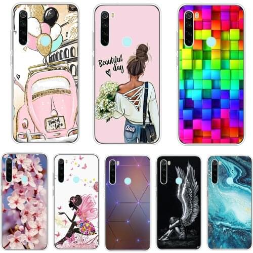 For Xiaomi Redmi Note 8T 8 Back Cover Silicone Phone Case For Redmi Note 8T Note8T 8 Funda Coque Capa Bumper Protect Shell Bag