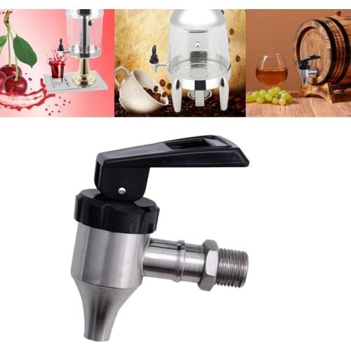 Stainless Steel Drink Dispenser Plastic Coffee Valve Wine Barrel Faucet / Spigot