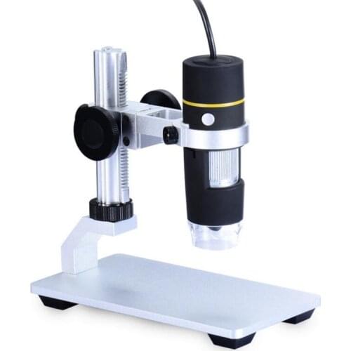 500X LED Electronic Magnifying Glass Pocket USB Digital Microscope with Liftable bracket Stand for Beauty Salon Skin Detection