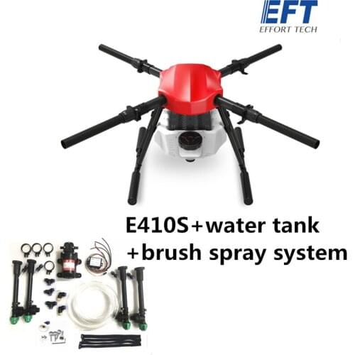 EFT E410S 10L Agricultural spray drone kit E410 410S 10KG brushless water pump sprayer folding frame