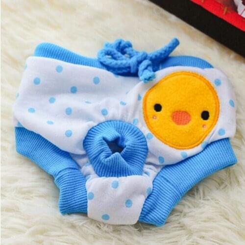 Pet Dog Physiological Pants Diaper Sanitary Washable Female Dog Shorts Panties Menstruation Underwear For Chihuahua